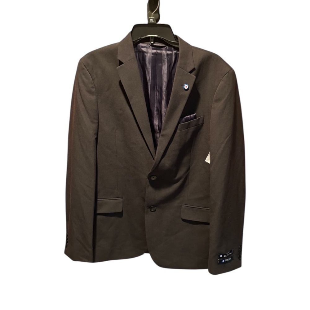 Ben Sherman Burge Bi-Stretch Jacket Blazer Charcoal 42R NWOT